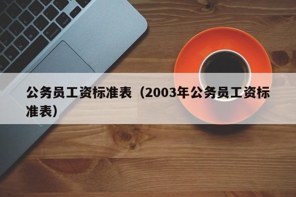 公务员工资标准表（2003年公务员工资标准表）